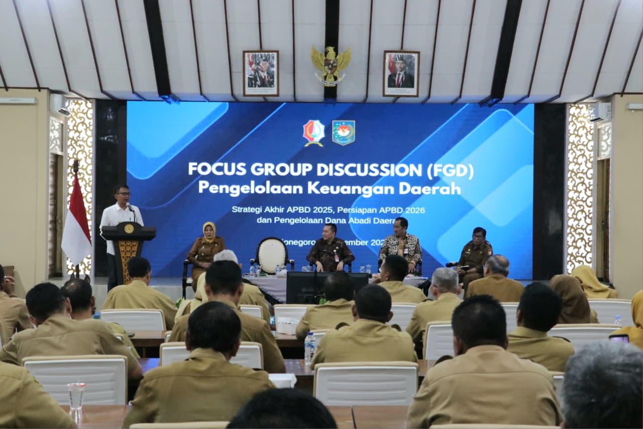 Pemkab Bojonegoro Perkuat Tata Kelola Fiskal Jelang APBD 2026 melalui FGD  Pengelolaan Keuangan Daerah Bersama Dirjen Keuangan Daerah