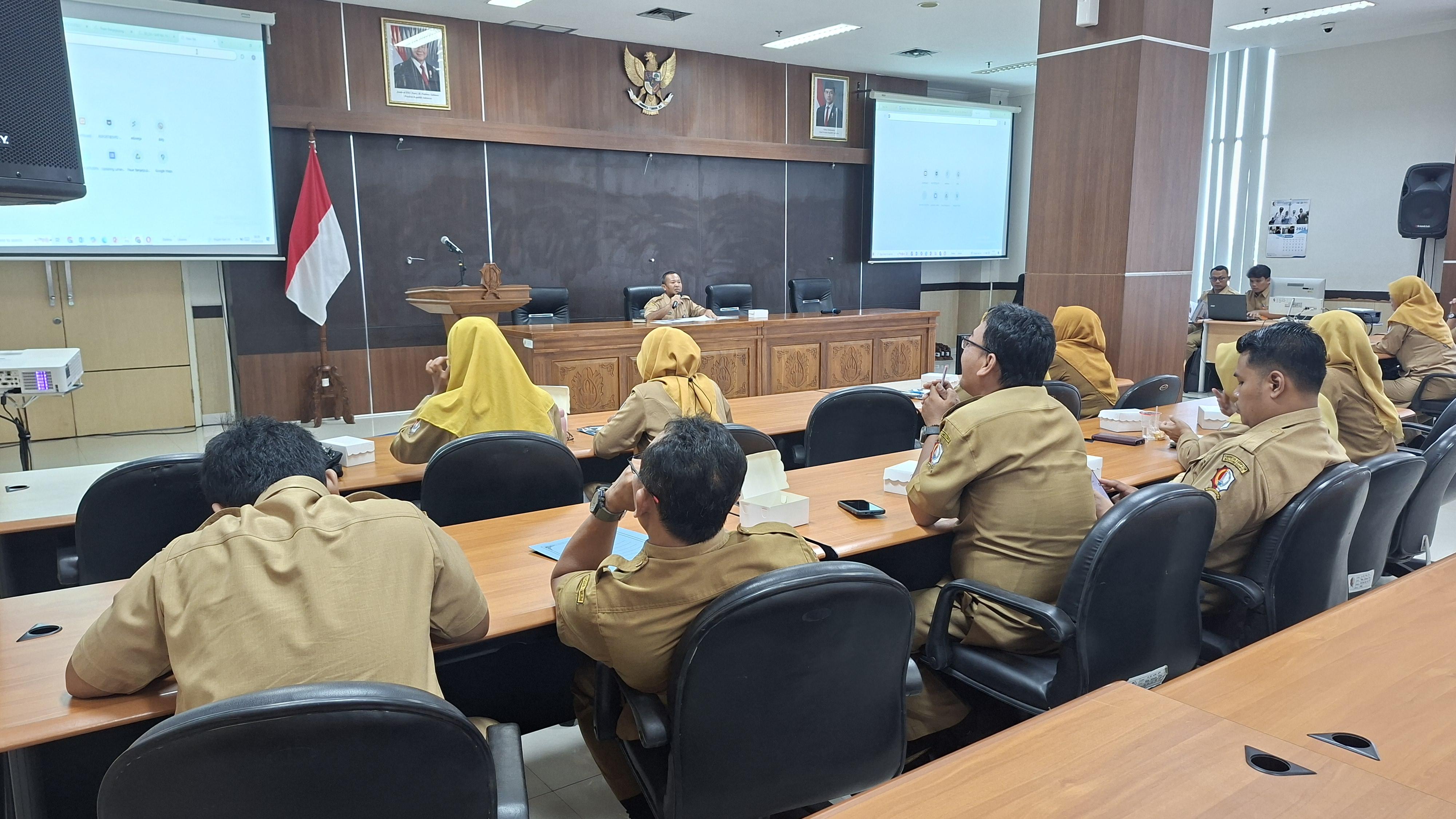 Rapat Koordinasi Pengalihan Status Penggunaan BMD dari Pengelola Barang ke Pengguna Barang di Lingkup Pemkab Bojonegoro