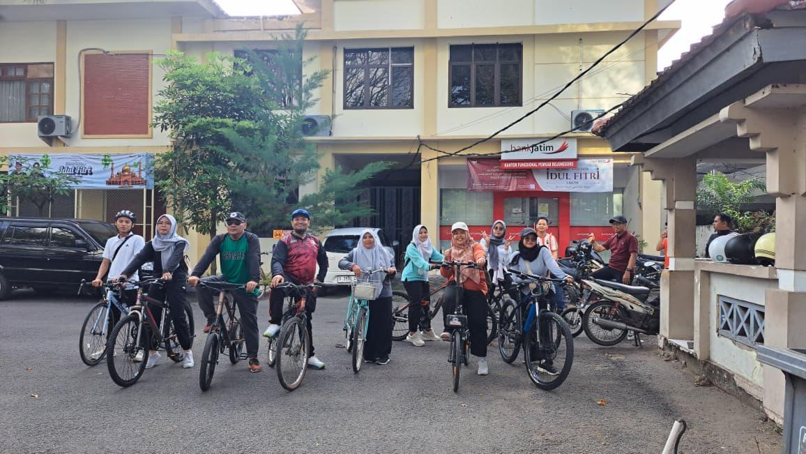 Dukung Program Pemerintah, Pegawai BPKAD Terapkan Bike to Work
